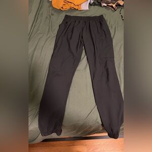 Black jogger scrubs set